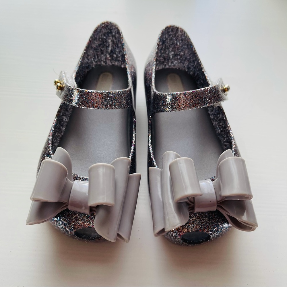 Mini Melissa Glitter Shoes sz7
